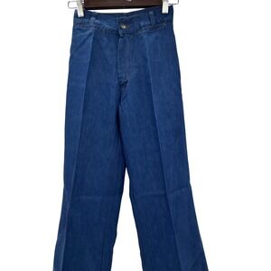 Jacques Moret Jeans Women's 5 Blue High Waist Wide Leg Denim NWT Vintage 80s